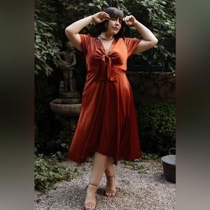 Baltic Born Poppy Satin Midi Dress